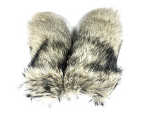 Load image into Gallery viewer, Premium Ladies Wolf Fur Mitts - Bright