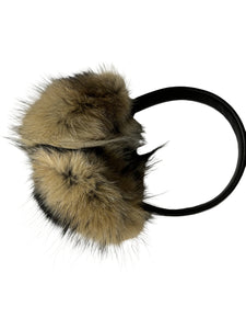 Premium Ear Muffs - Coyote Long Knap