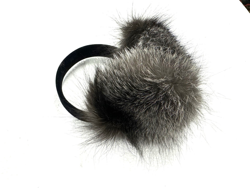 Ear Muffs - Silver Fox