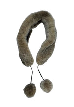 Load image into Gallery viewer, Canadian Lynx Scarf with Pompoms