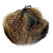 Load image into Gallery viewer, Raccoon Trapper Hat