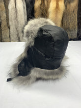 Load image into Gallery viewer, Aviator Fur Hats - Gray Wolf