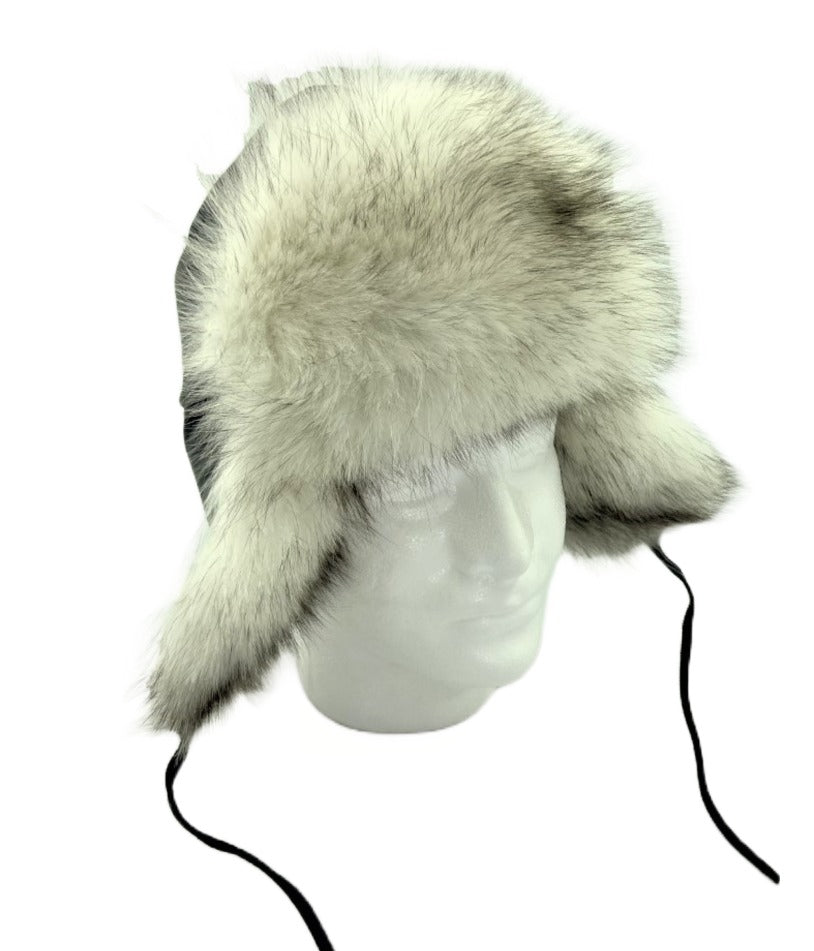 Stylish Warmth, Red Fox Fur Trapper Hat