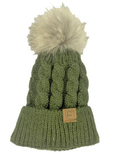 Load image into Gallery viewer, Ladies Real Fur Pom Pom Toques - The Classic