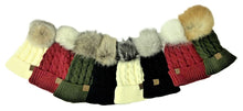 Load image into Gallery viewer, Ladies Real Fur Pom Pom Toques - The Classic