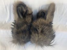 Load image into Gallery viewer, Black Wolf Fur Mitts - Canadian Expedition Mitts